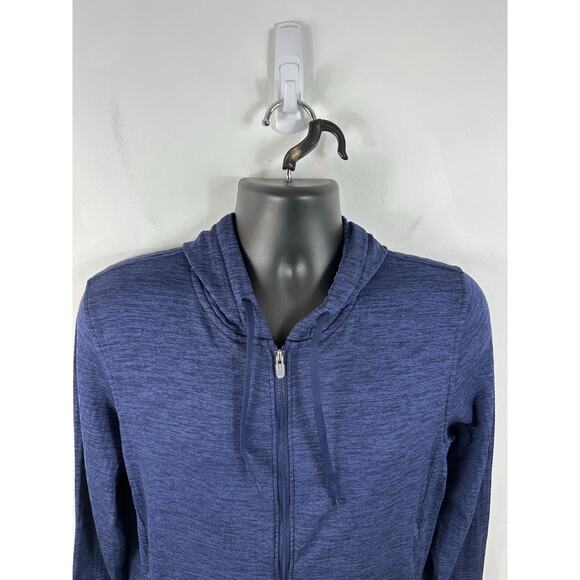 Peter Millar Maven Performance Full Zip Hoodie Textured Jersey Fleece Large W's - Picture 9 of 13